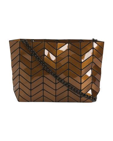 Chevron Geometric Clutch for Women Product Image