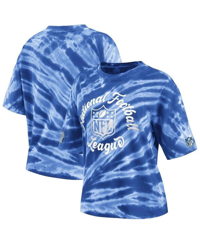 Womens Wear by Erin Andrews Blue Nfl Tie-Dye T-shirt Product Image