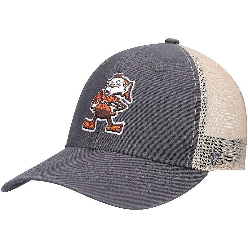 Mens 47 Charcoal/Natural Cleveland Browns Flagship MVP Snapback Hat Product Image