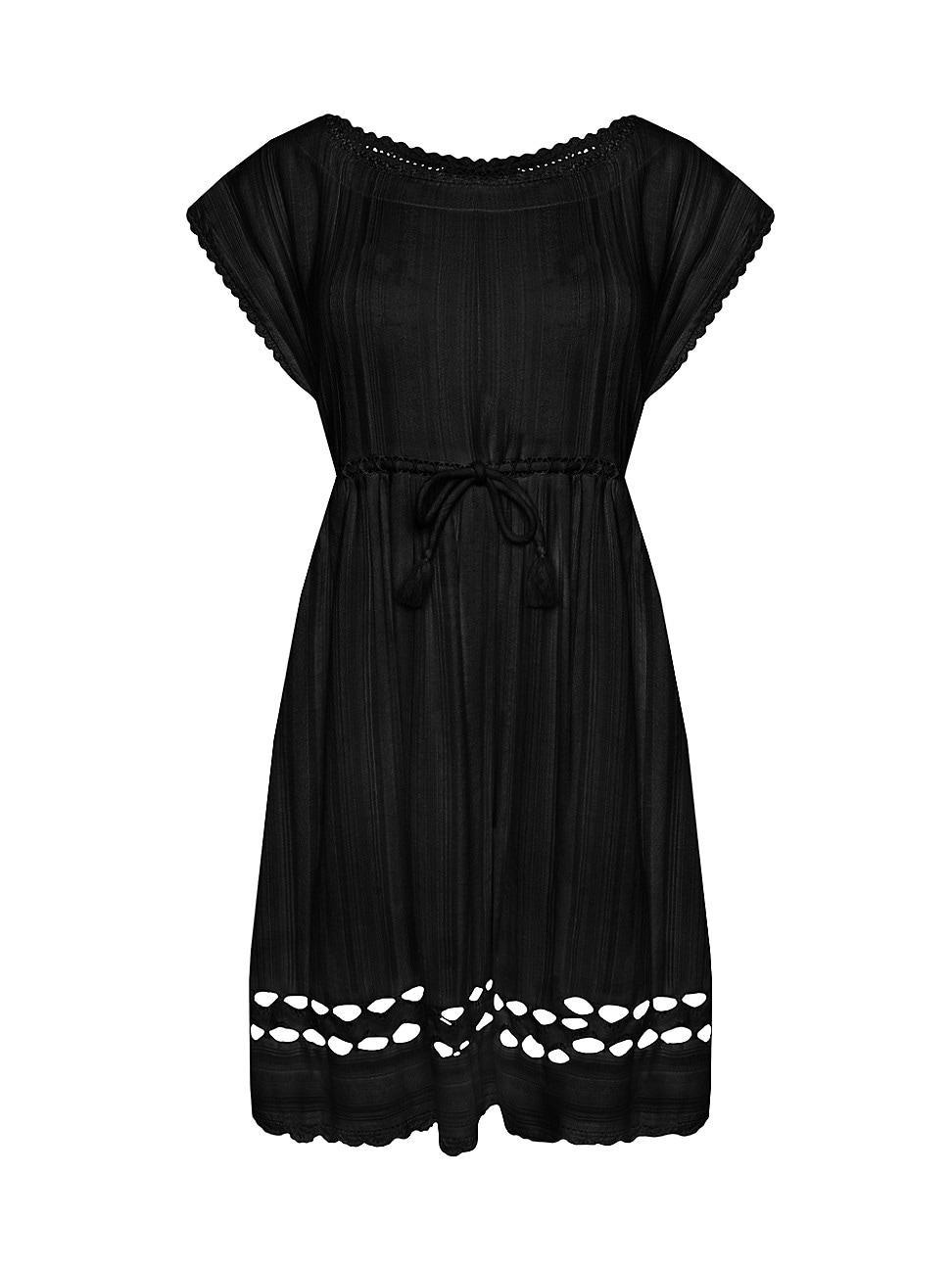 Womens Jo Flounce Cotton Minidress Product Image