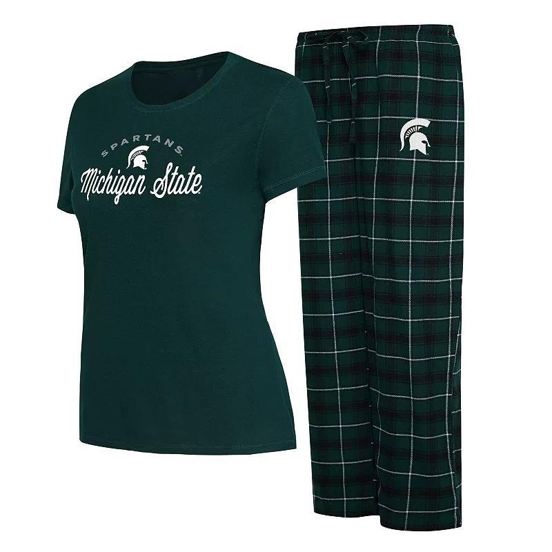 Womens Concepts Sport /Black Minnesota Wild Arctic T-Shirt & Pajama Pants Sleep Set Product Image