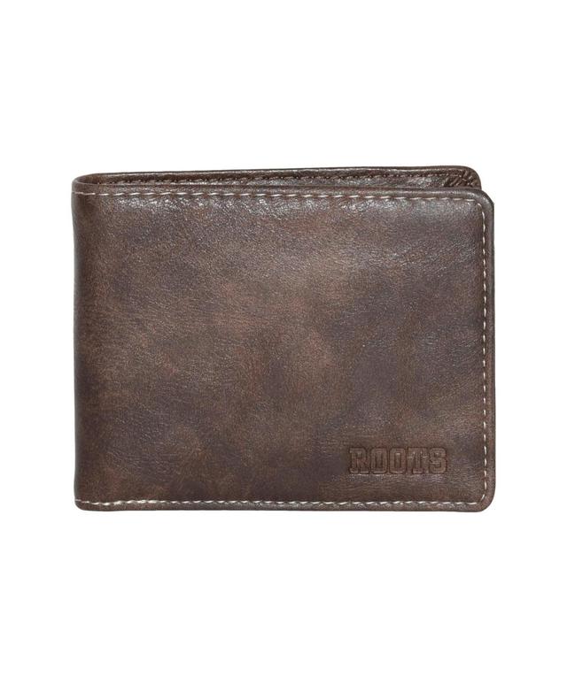 Roots Mens Men Slim Wallet with Flip Up Passcase Product Image