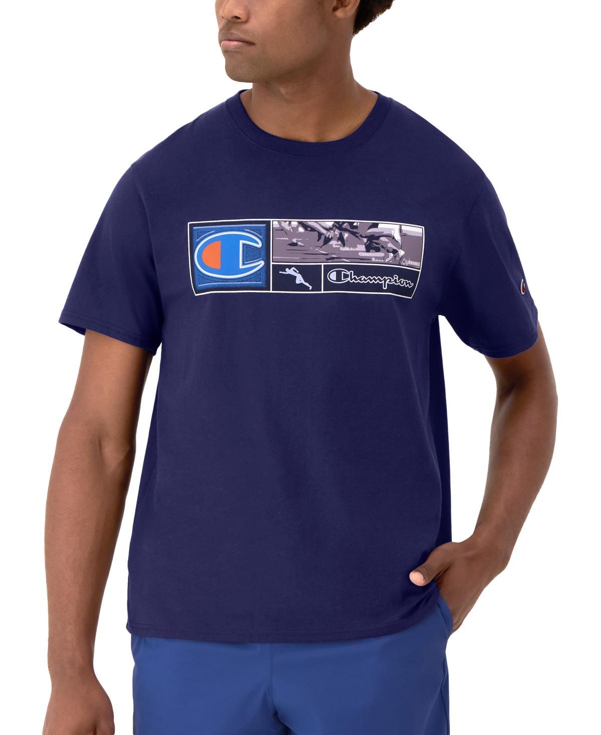 Champion Mens Classic Logo Graphic T-Shirt Product Image