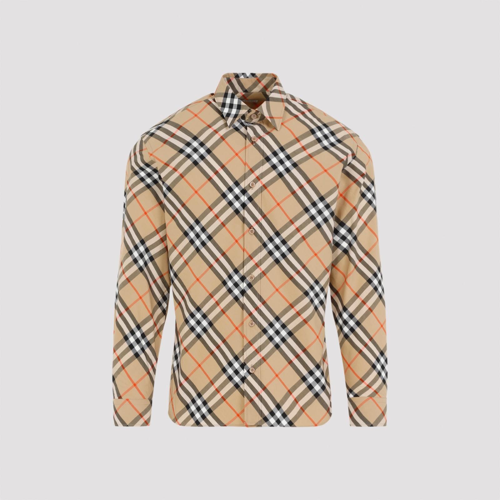 BURBERRY Shirt  Men Color Sand Product Image