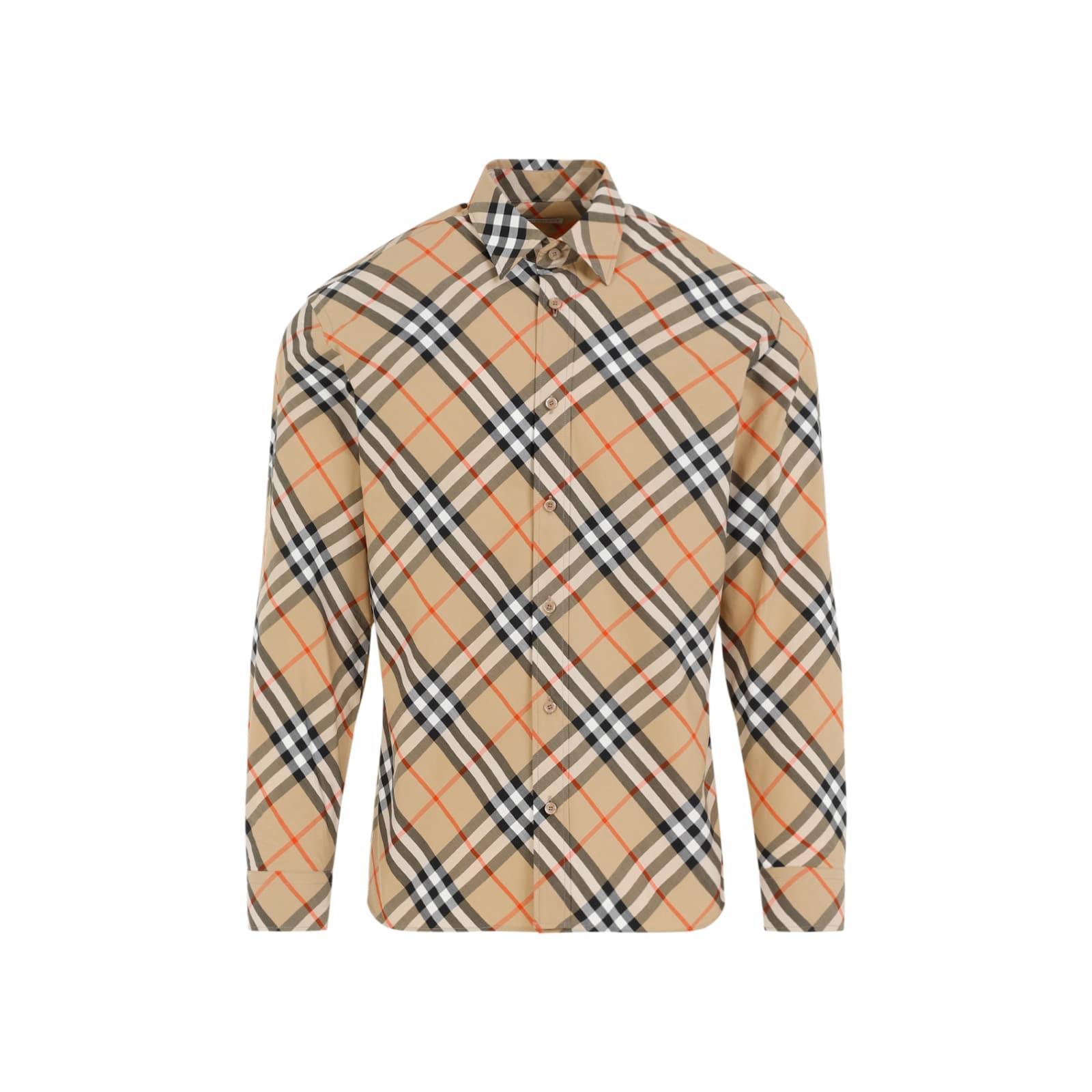 BURBERRY Shirt  Men Color Sand Product Image