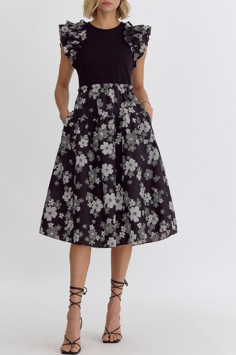 Floral Skirt Midi Product Image