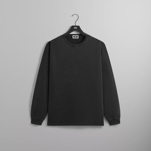 Kith Long Sleeve Vintage Tee - Black Male Product Image