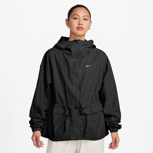 Nike Womens Nike Trend Woven Jacket - Womens Black/White Product Image