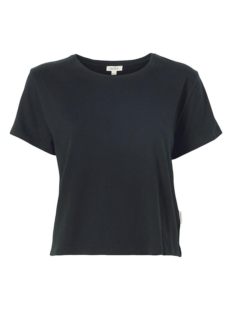 Womens Wesley Bowery Boxy Weekend Cotton Crop Tee Product Image