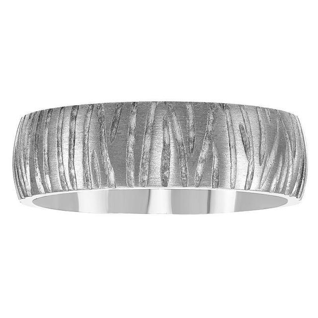 Mens Boston Bay Diamonds Tantalum 7 mm Tree Bark Texture Comfort Fit Band Ring Product Image