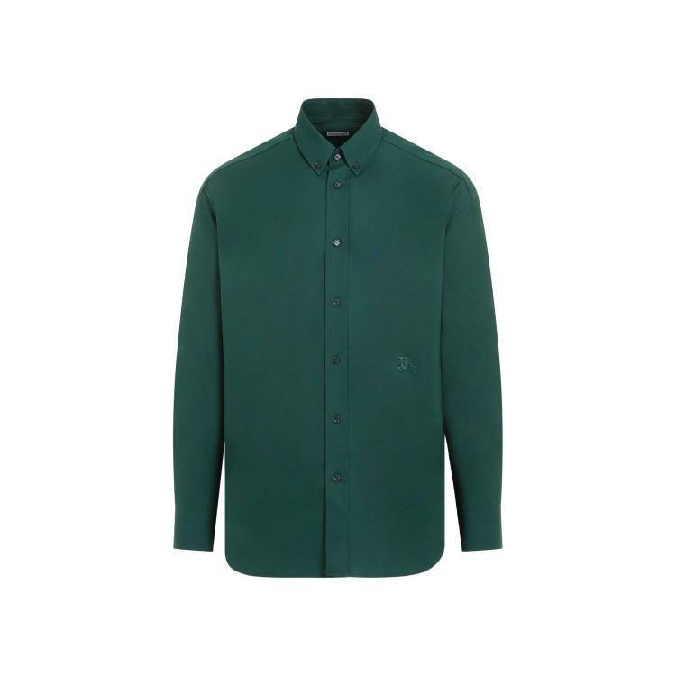 Cotton Shirt In Green Product Image