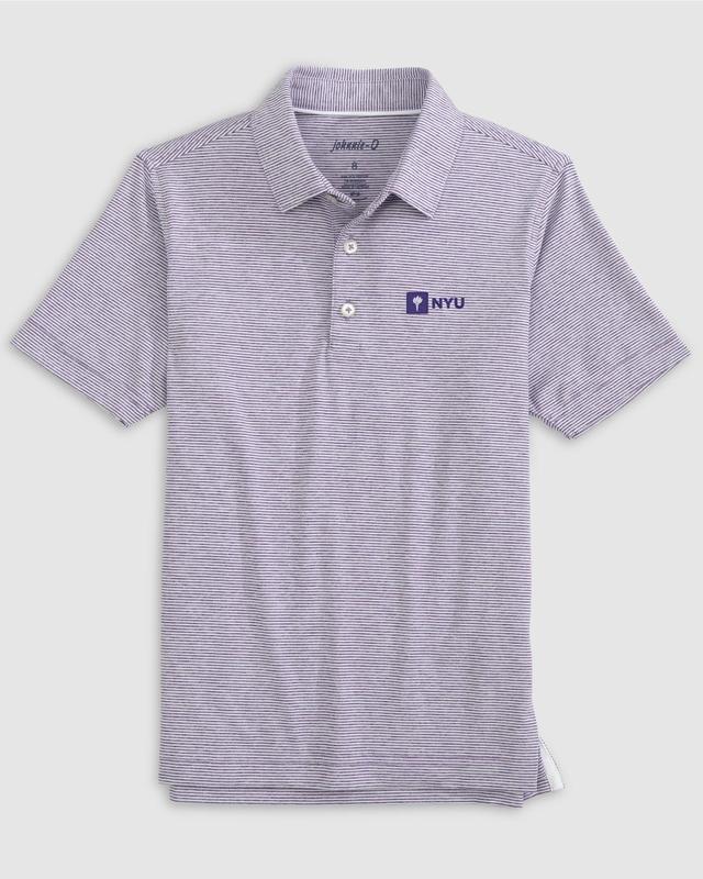 johnnie-O Texas Christian Lyndonn Jr. Striped Jersey Performance Polo Product Image