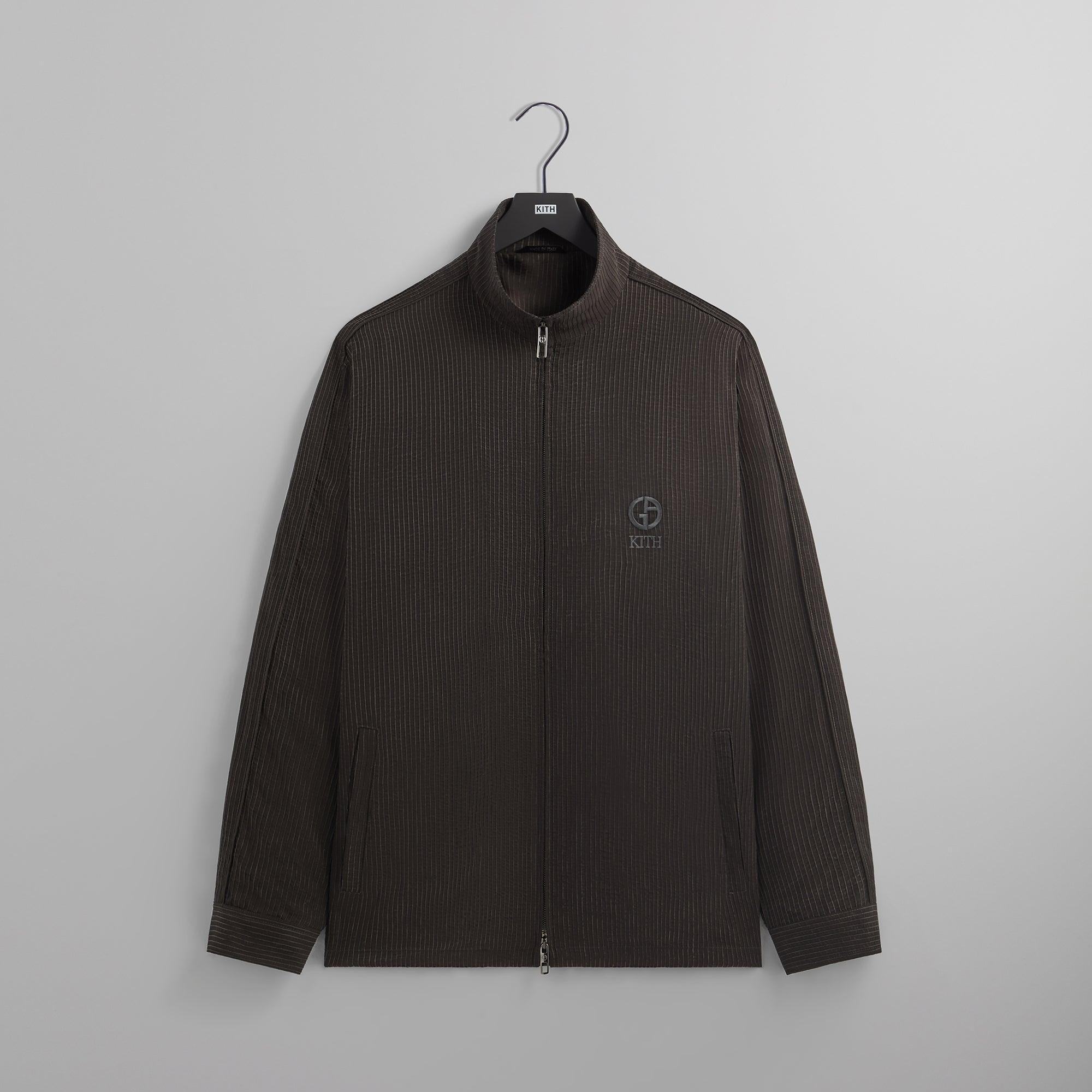 Kith & Giorgio Armani Cupro Track Jacket - Kindling Male Product Image