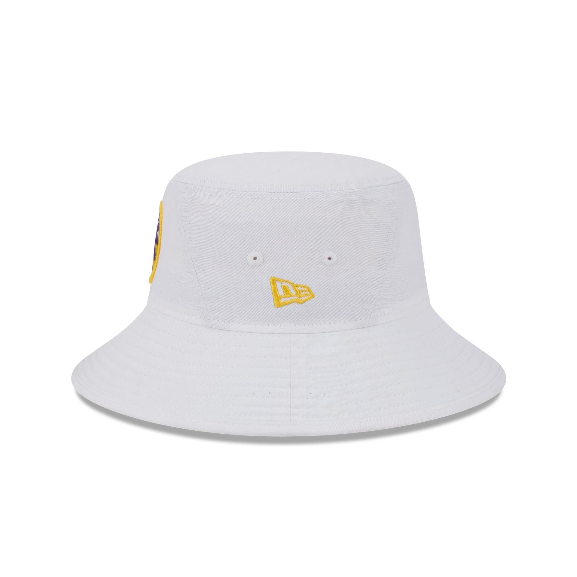 Los Angeles Sparks Optic White Bucket Hat Male Product Image