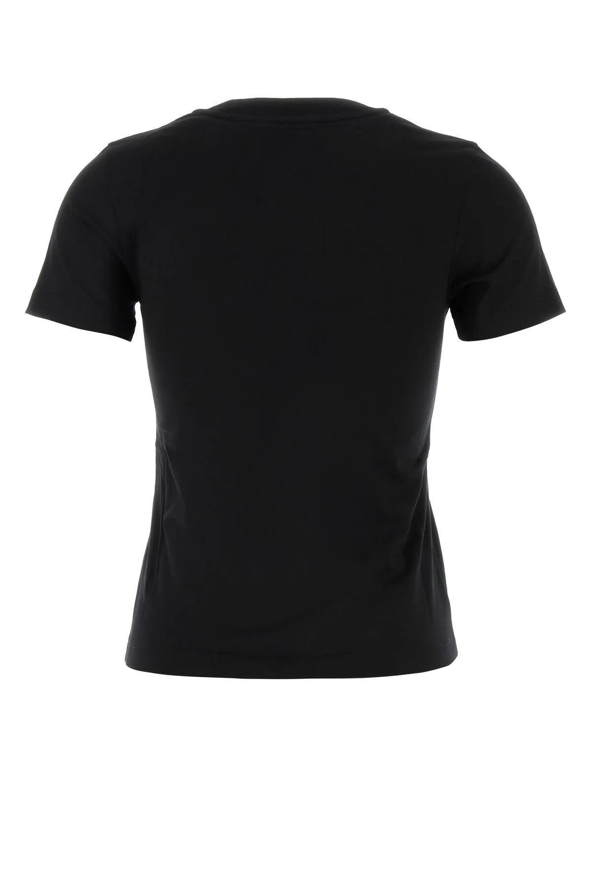 MONCLER Black Cotton T-shirt Product Image