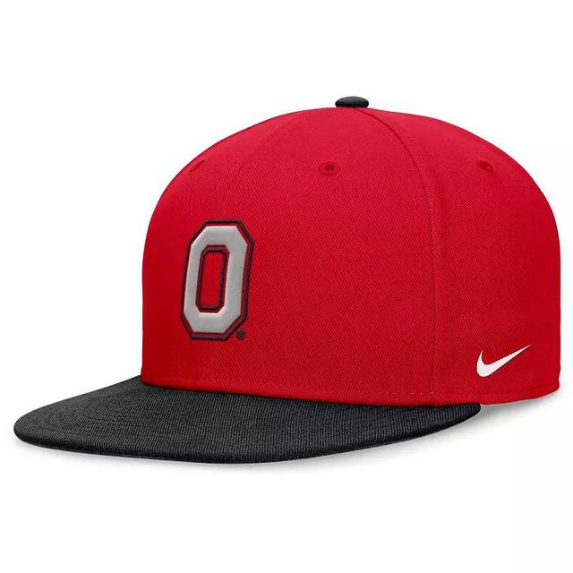 Mens Nike Scarlet/Black Ohio State Buckeyes Performance Fitted Hat Product Image