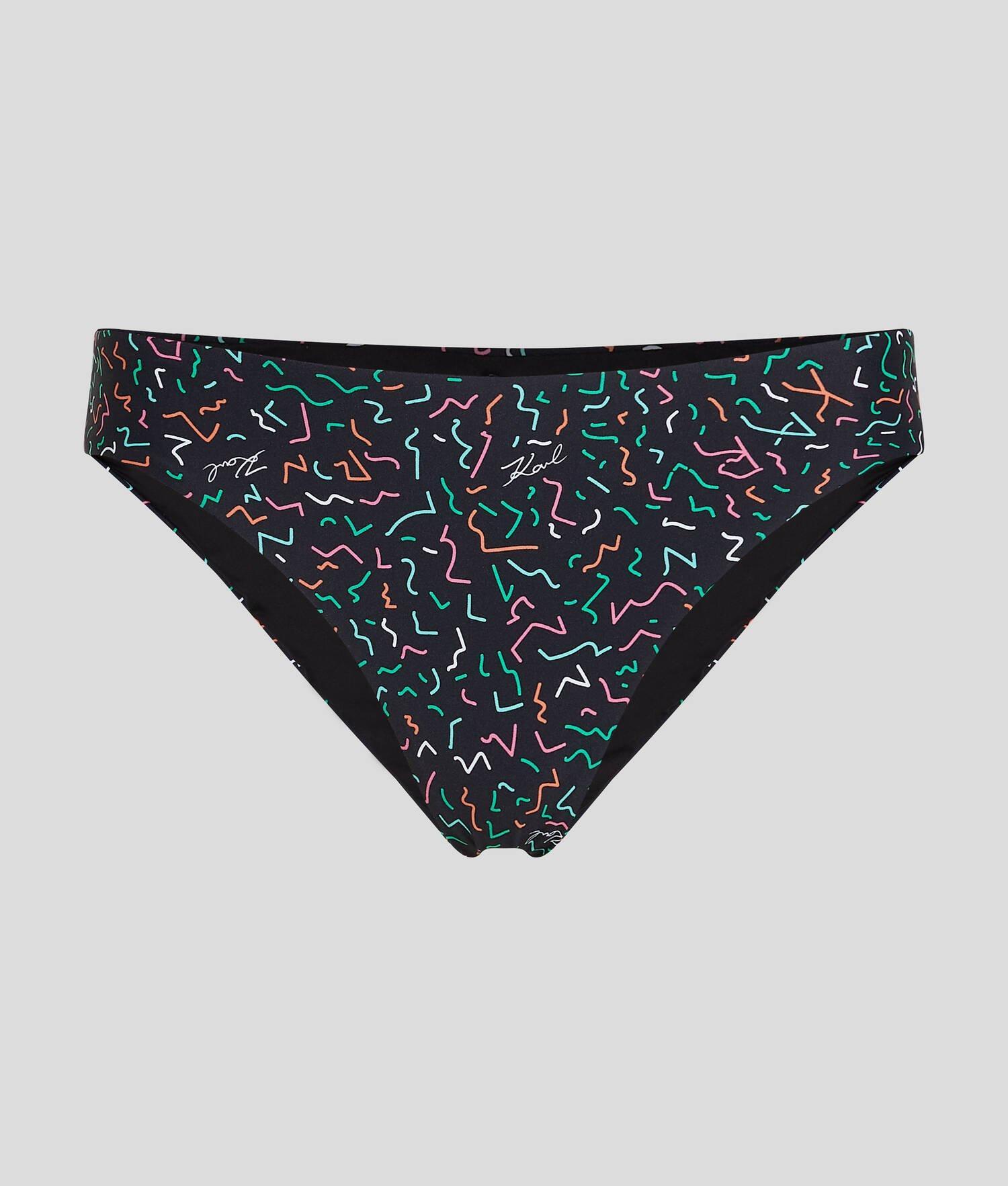 GEOMETRIC PRINT BRAZILIAN BIKINI BOTTOMS Product Image