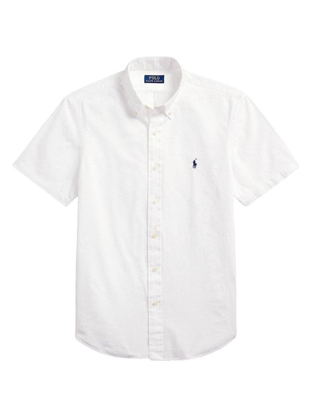 Mens Polo in Cotton with Signature Product Image