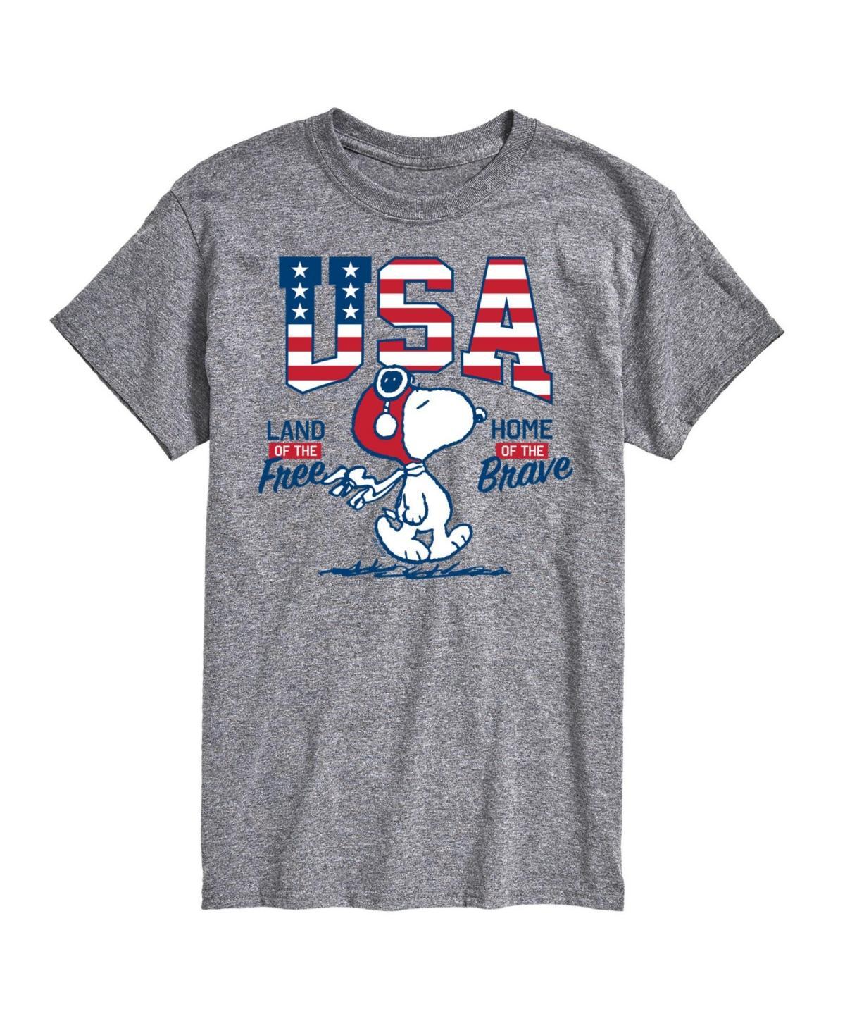 Mens Peanuts USA Snoopy Free Brave Tee Product Image