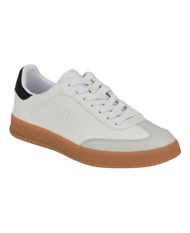 Tommy Hilfiger Womens Sarhli Casual Lace Up Sneakers - White Product Image