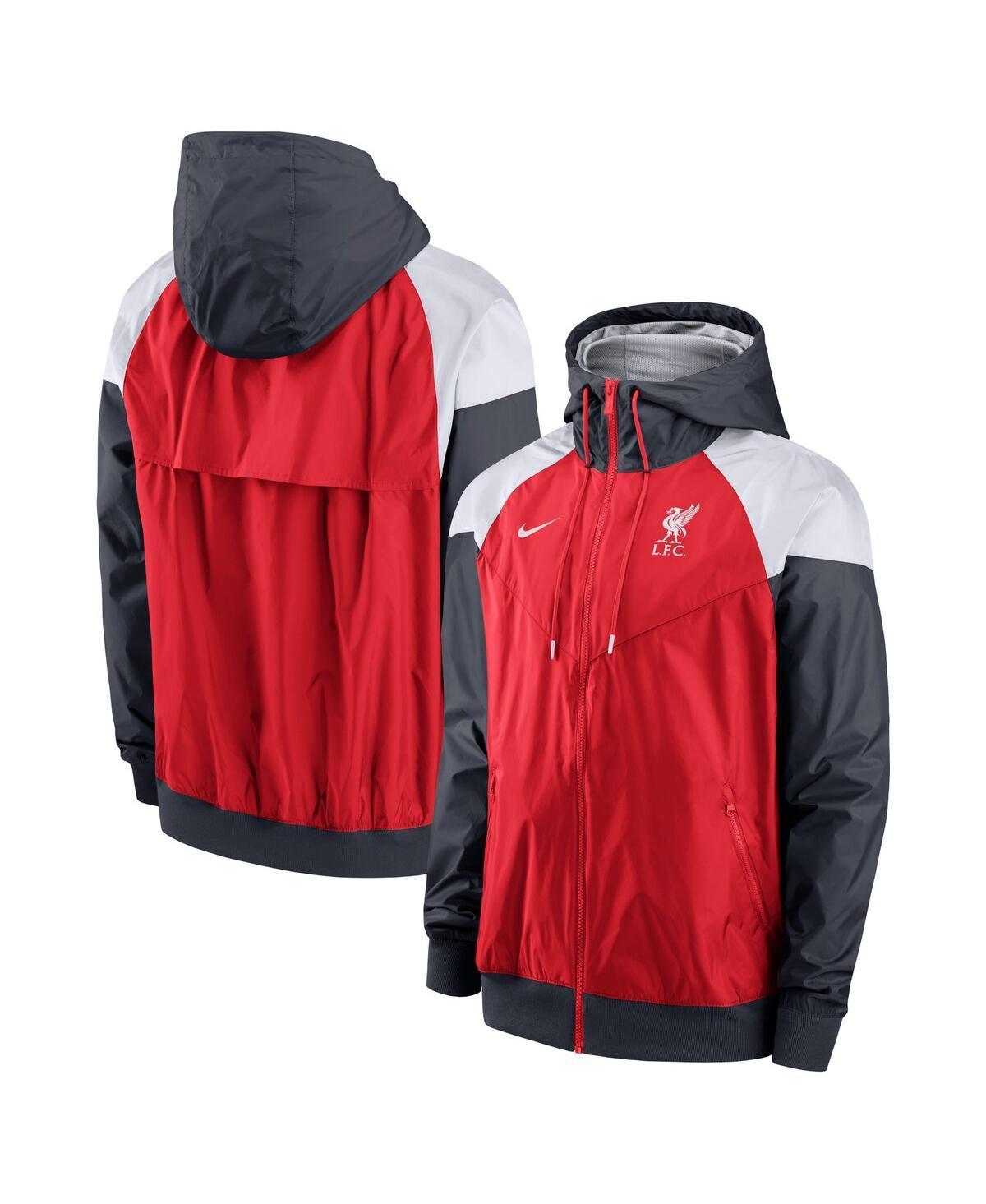 Mens Nike Red Liverpool Windrunner Hoodie Full-Zip Jacket Product Image