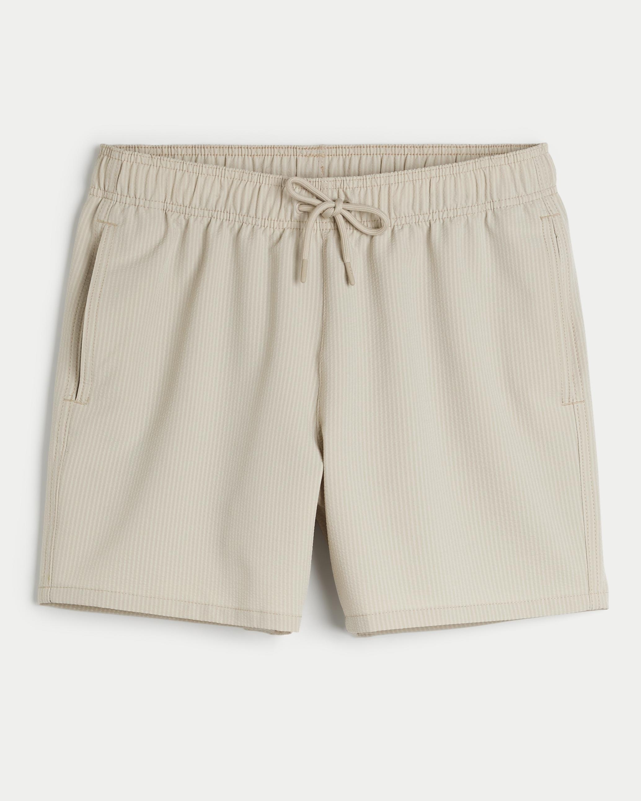 Seersucker Guard Swim Trunks 5" Product Image