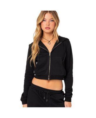 Womens Annalise zip front hoodie Product Image