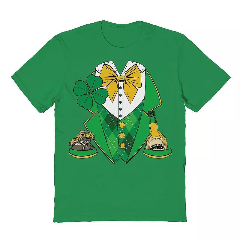 Mens St Patricks Day St Paddy Costume Graphic Tee Product Image