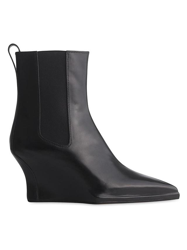 Eclipse Leather Wedge Chelsea Ankle Boots Product Image