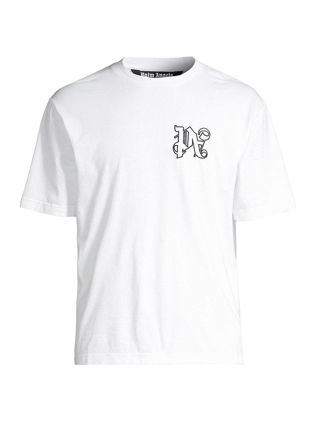 Mens Monogram Crewneck T-Shirt Product Image