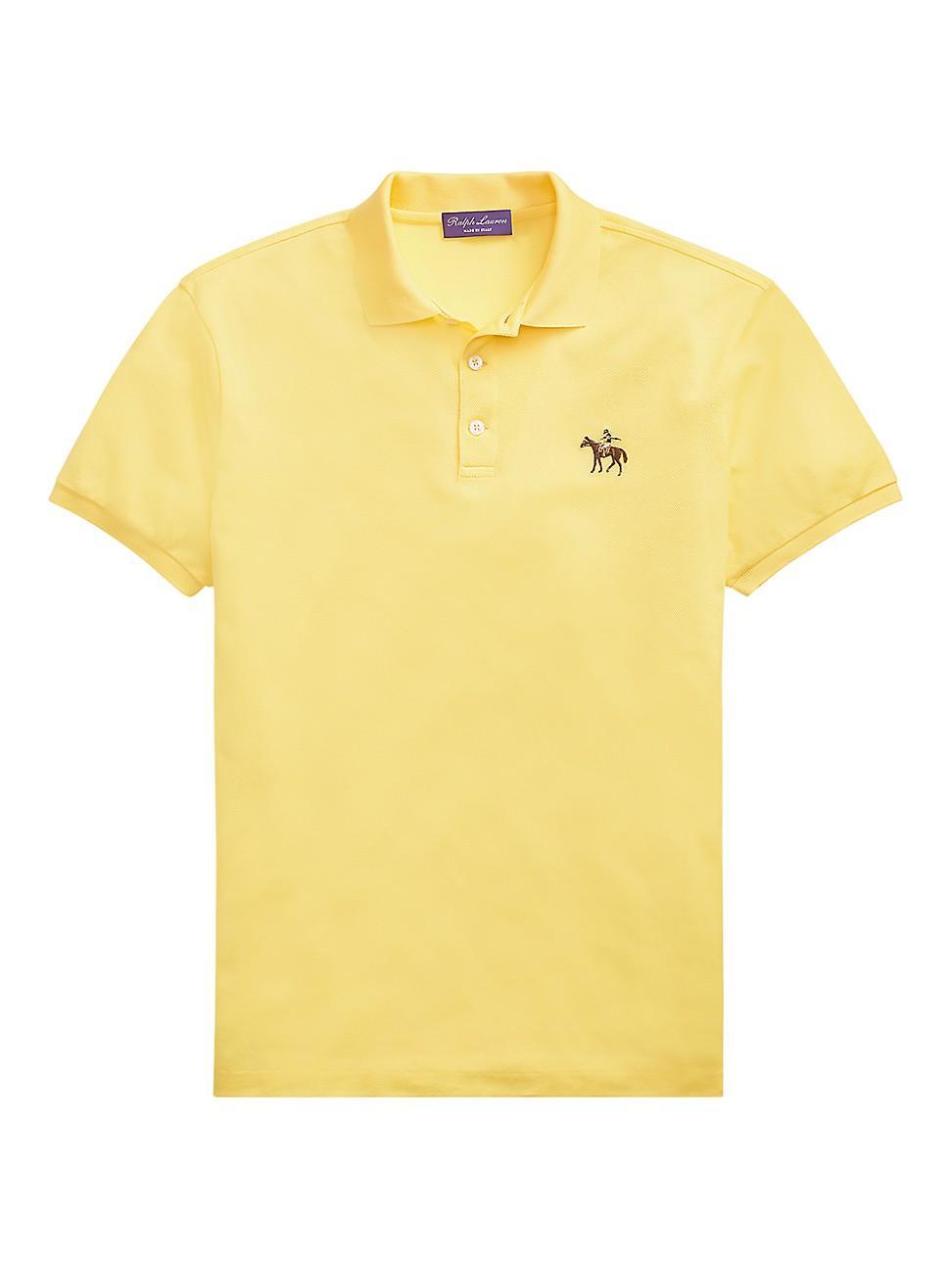 Mens Cotton Pique Standing Horse Polo Product Image