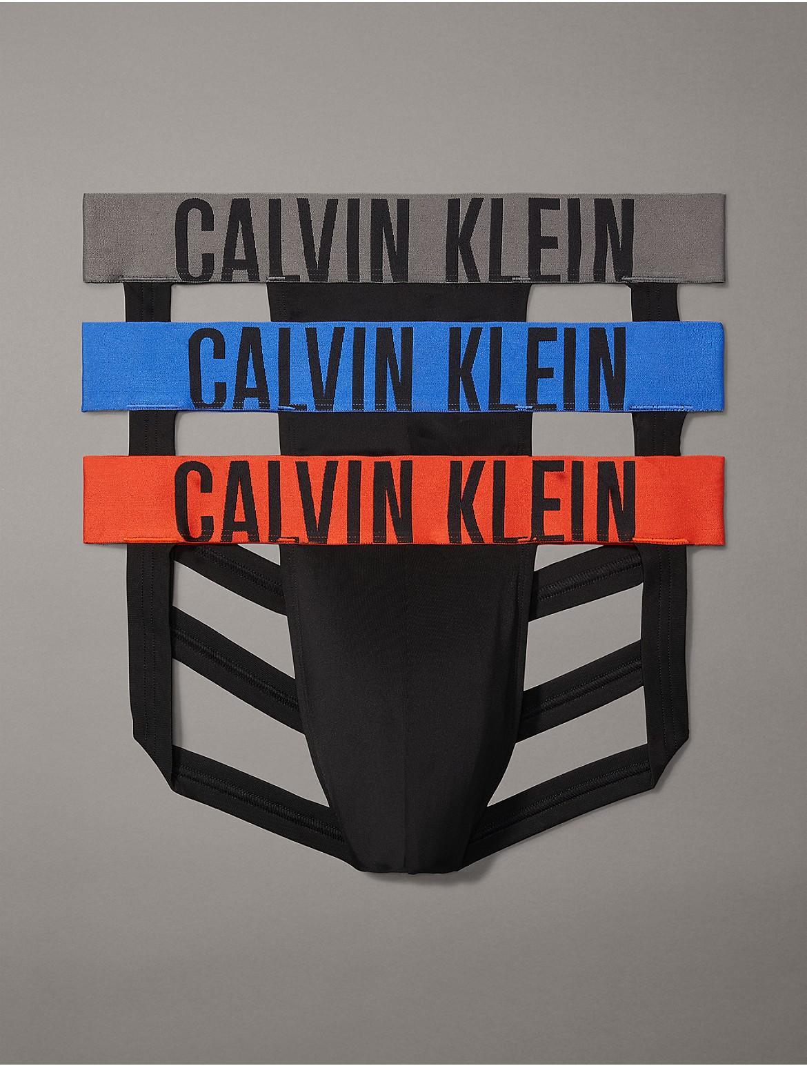 Calvin Klein Mens Intense Power Micro 3-Pack Jock Strap - Multi - S Product Image