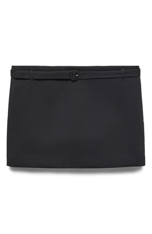 MANGO Straight Belted Miniskirt product image