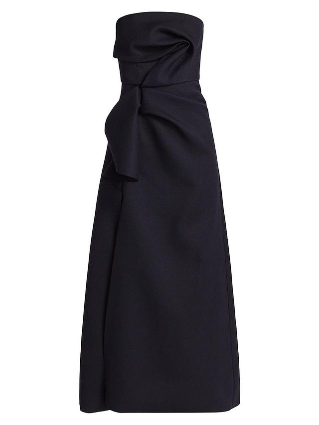 Womens Beryl Strapless Crepe Gown Product Image