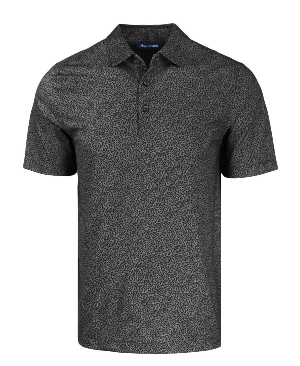 Cutter  Buck Pike Eco Pebble Print Short Sleeve Polo Shirt Product Image