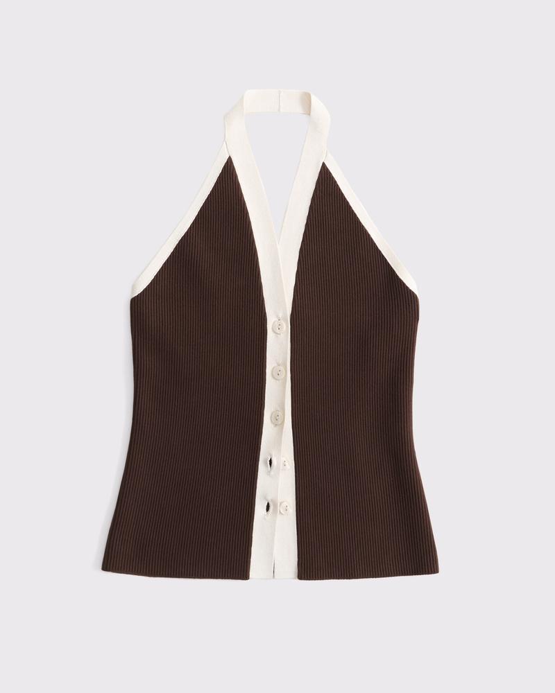 The A&F Mara Halter Vest Product Image