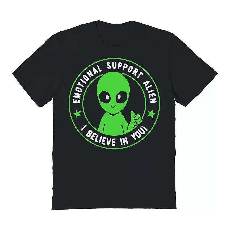 Mens COLAB89 by Threadless Emotional Support Alien Graphic Tee Product Image