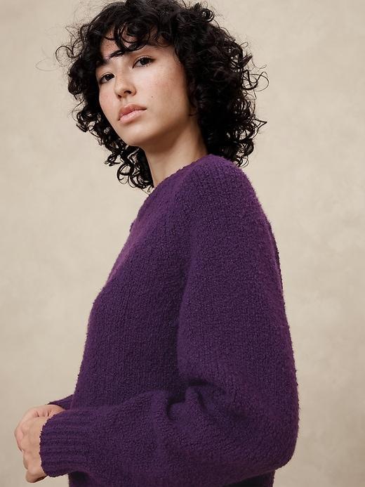 Boucle Pullover Sweater Product Image