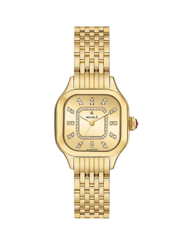 Womens Meggie 18K-Gold-Plated Stainless Steel Bracelet Watch/29MM Product Image