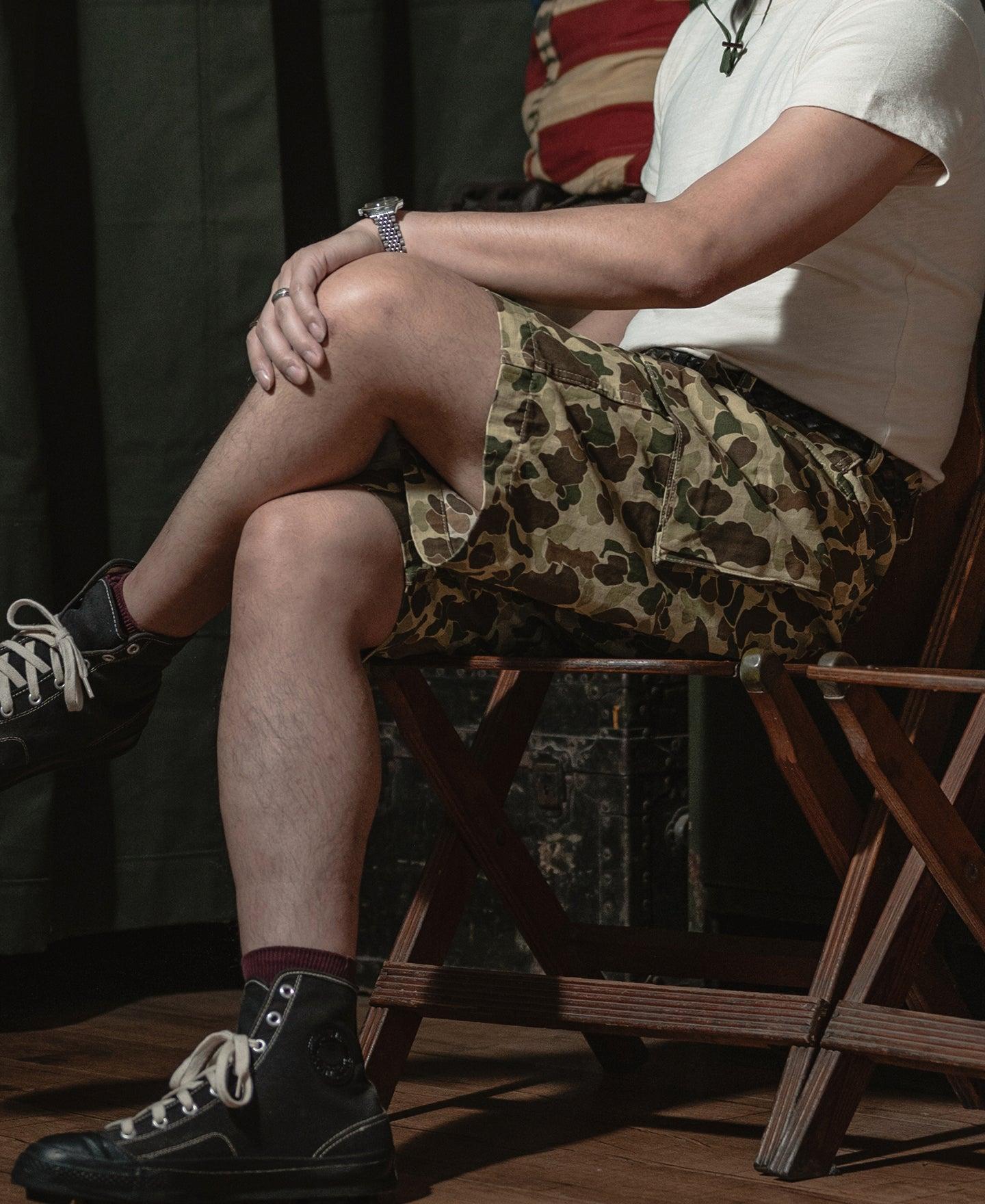 US Army M-43 Duck Hunter Camo Shorts Product Image