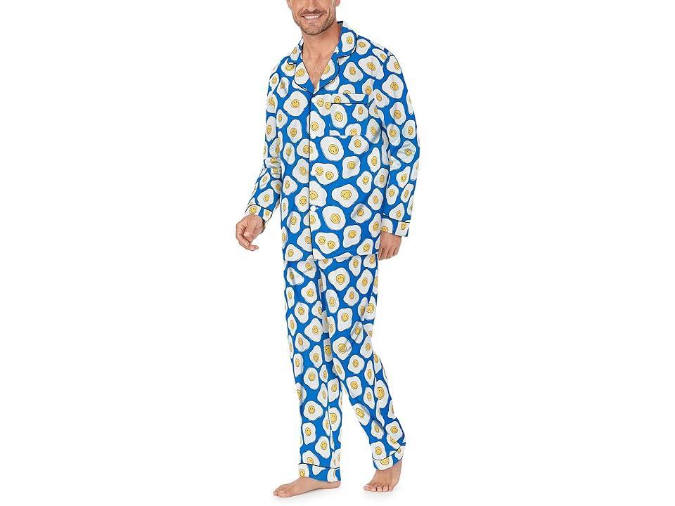 Bedhead PJs Zappos Print Lab: Sunny Side Up Long Sleeve Classic PJ Set (Sunny Side Up) Men's Pajama Sets Product Image