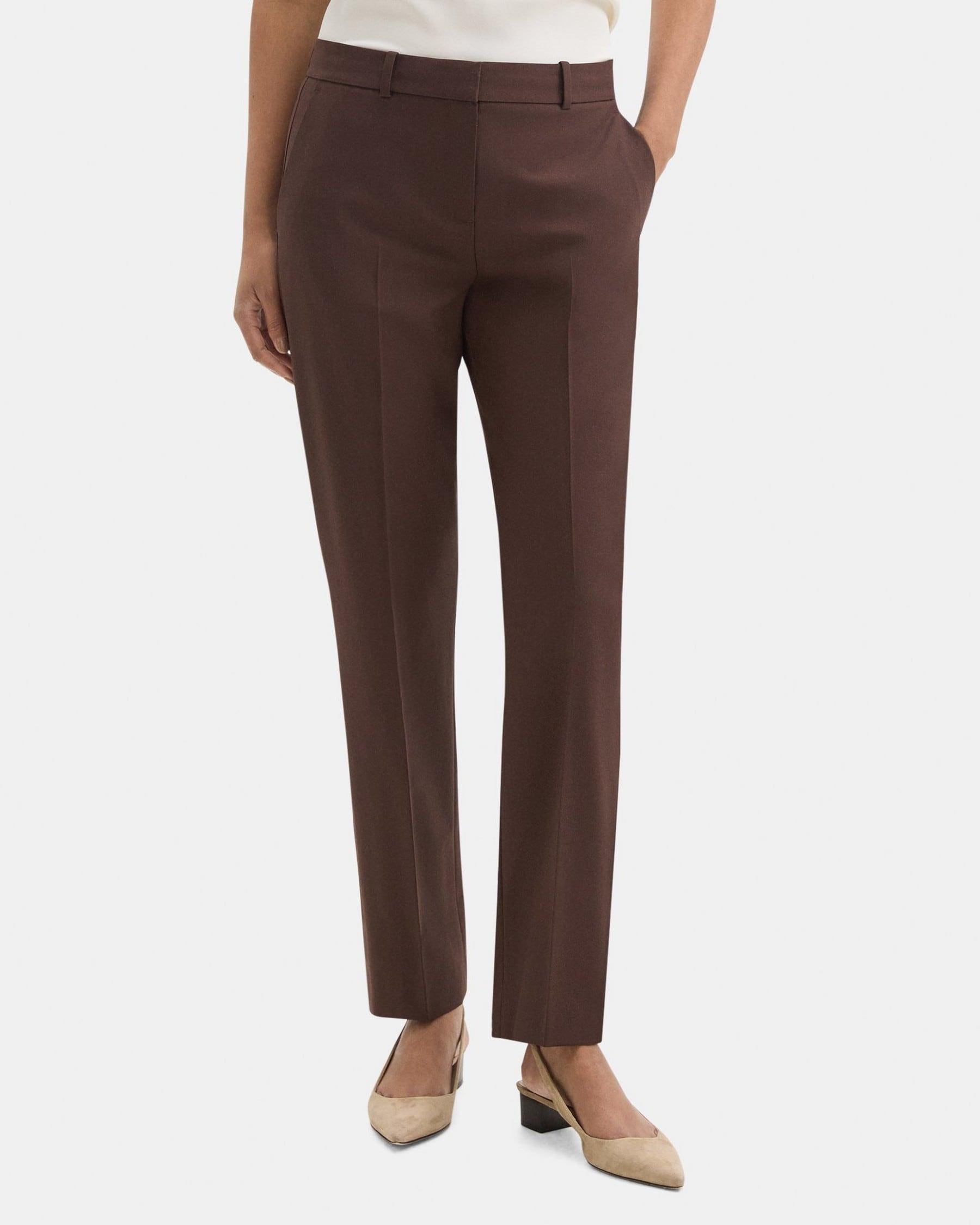 Classic Crop Pant in Sevona Stretch Wool Product Image