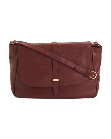 Leather Saddle Crossbody for Women product image