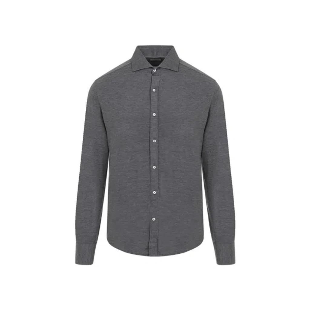 Jersey Shirt In Grey Product Image