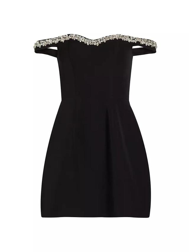 Blaire Embellished Off-The-Shoulder Minidress Product Image