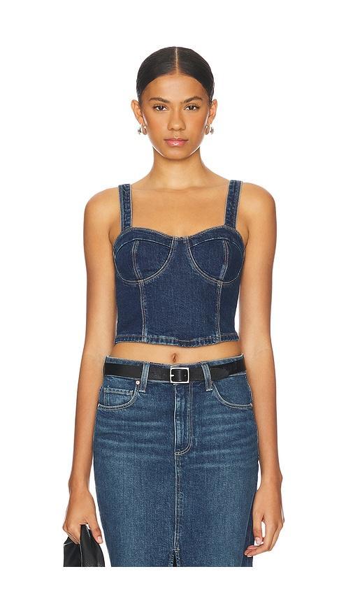 Guilia Denim Top Product Image