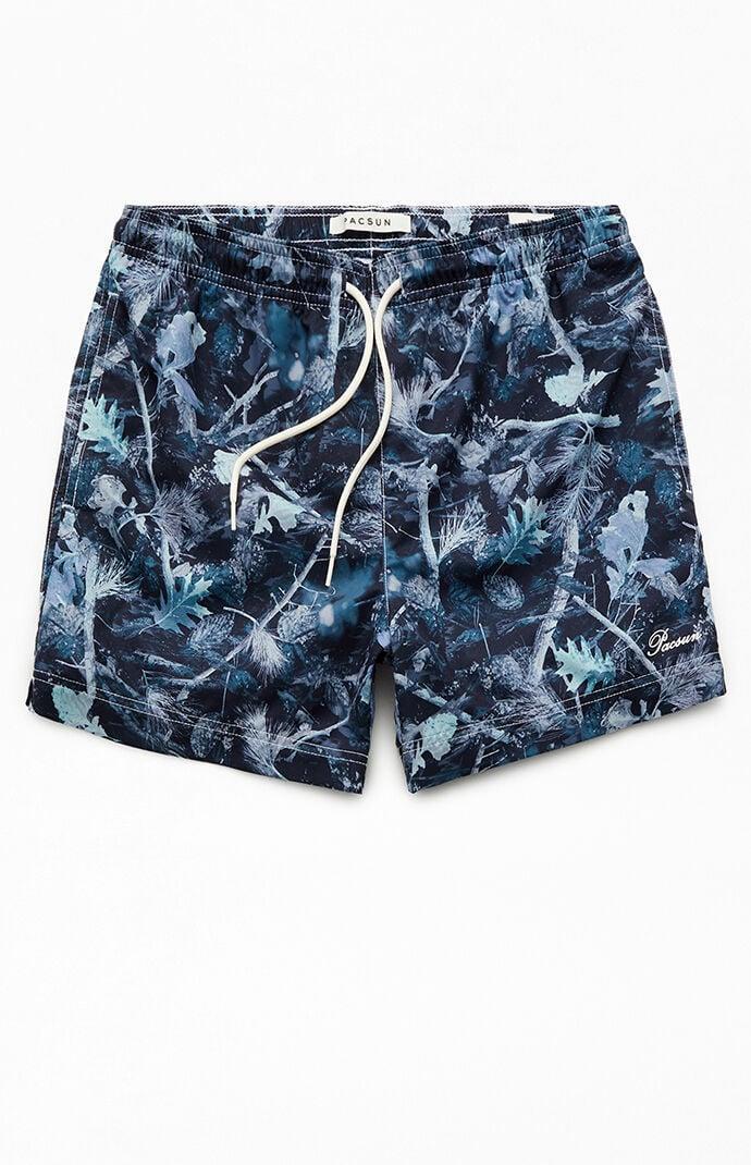 Men's Woodland Ash Camo AOP 4.5" Swim Trunks Product Image