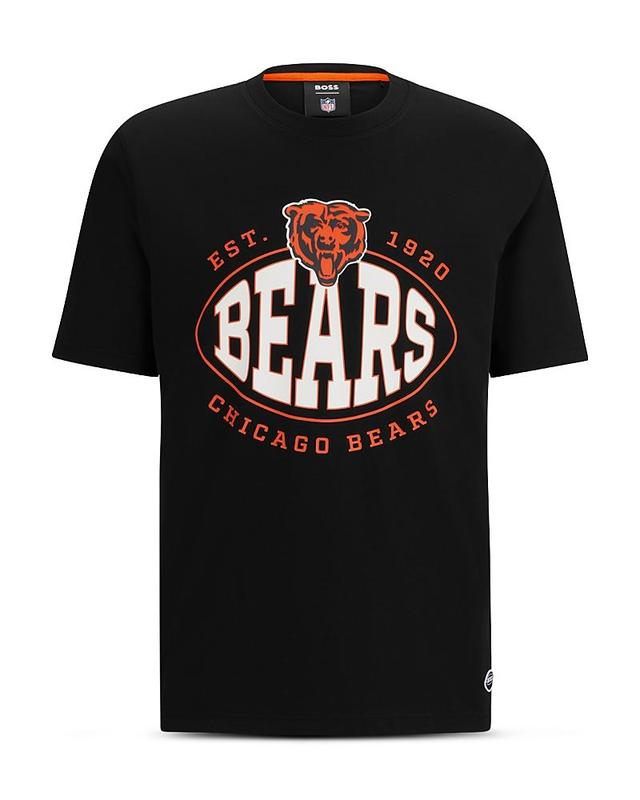 Boss Nfl Chicago Bears Cotton Blend Graphic Tee Product Image