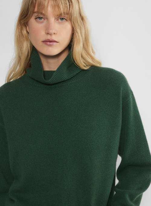 cashmere relaxed turtleneck sweater Product Image