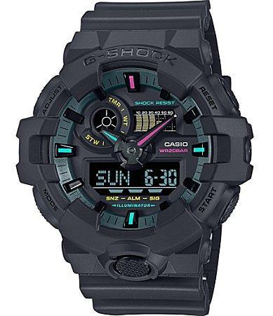 G-Shock Mens Casio Ana-Digi Black Resin Strap Watch Product Image